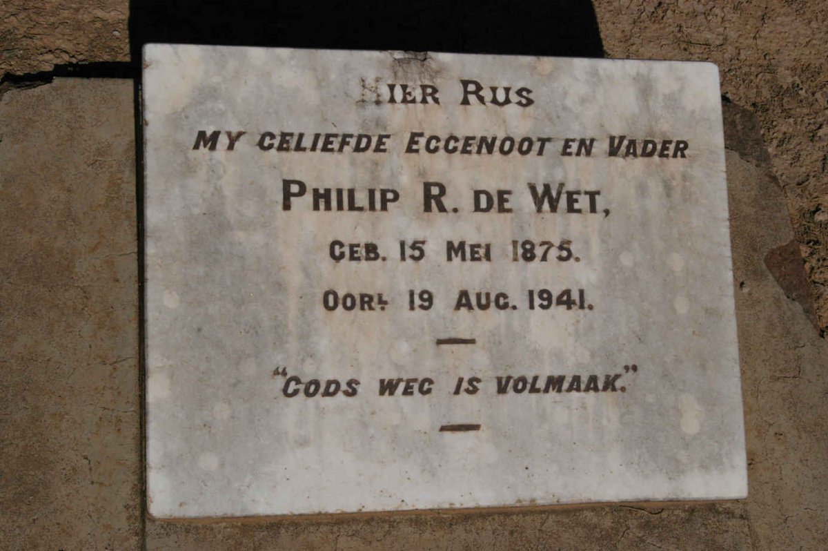 WET Philip R., de 1875-1941