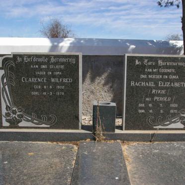 WOOD Clarence Wilfred 1902-1979 &amp; Rachael Elizabeth PEROLD 1909-1975