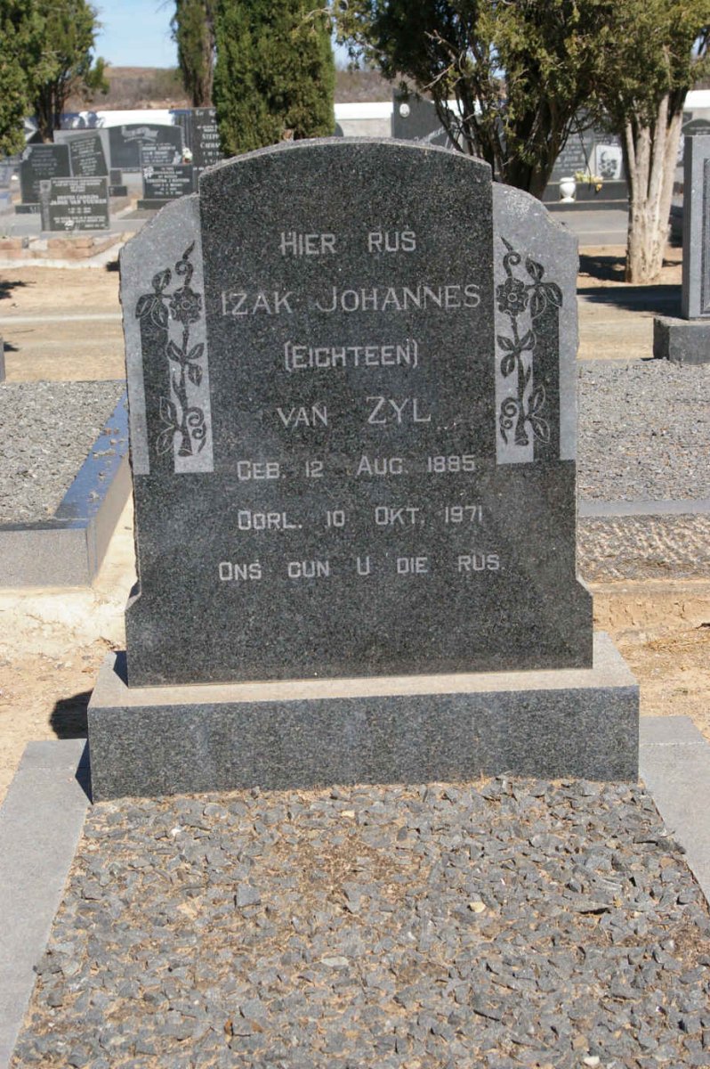 ZYL Izak Johannes, van 1885-1971
