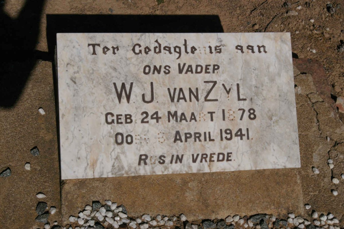 ZYL W.J., van 1878-1941