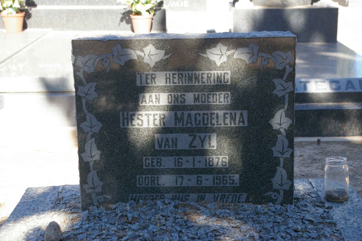 ZYL Hester Magdelena, van 1876-1965