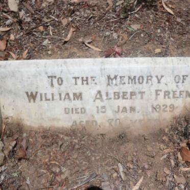FREEMAN William Albert -1929