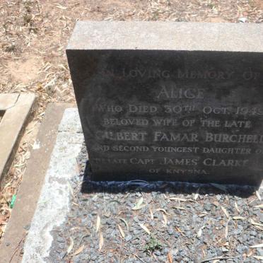 BURCHELL Alice nee CLARKE -1949