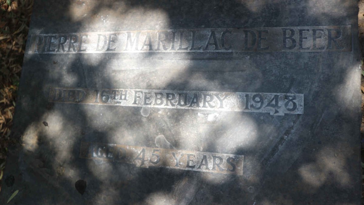 BEER Pierre de Marillac, de -1948