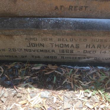 HARVEY John Thomas 1868-1961 &amp; Jane Ramage HILSON 1872-1956