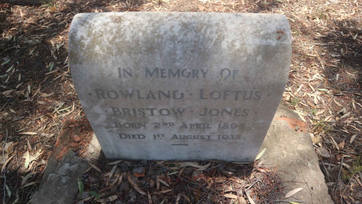 JONES Rowland Loftus Bristow 1894-1935
