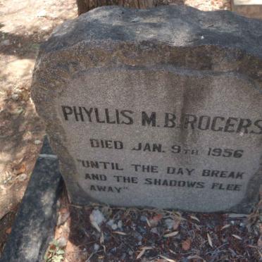 ROGERS Phyllis M.B. -1956