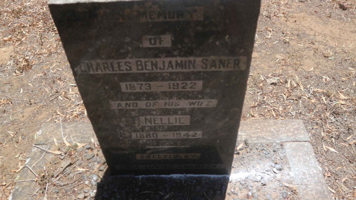 SANER Charles Benjamin 1873-1922 &amp; Nellie 1880-1942