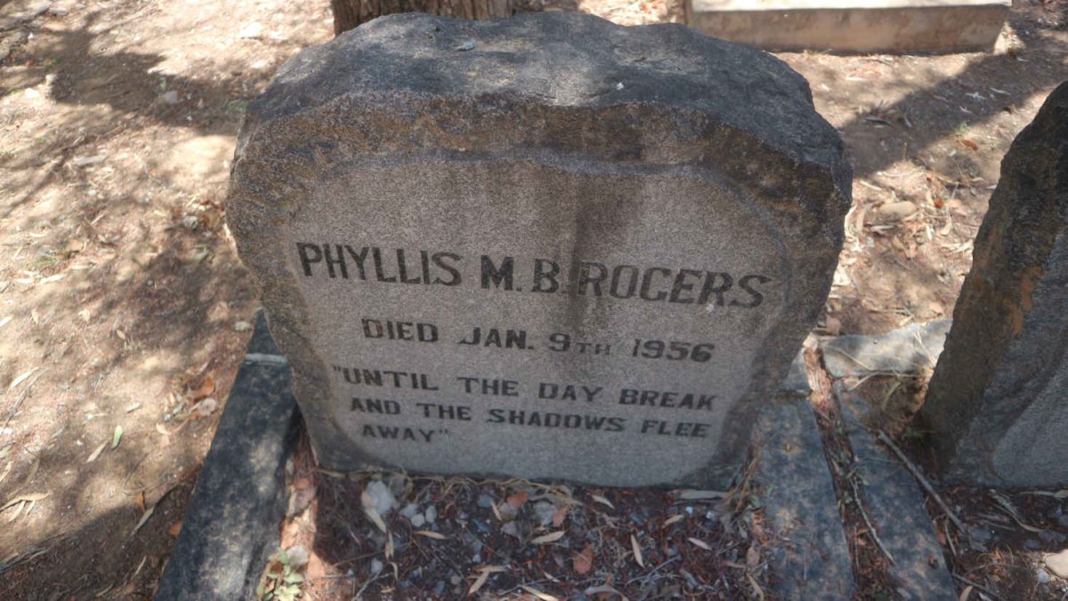 ROGERS Phyllis M.B. -1956