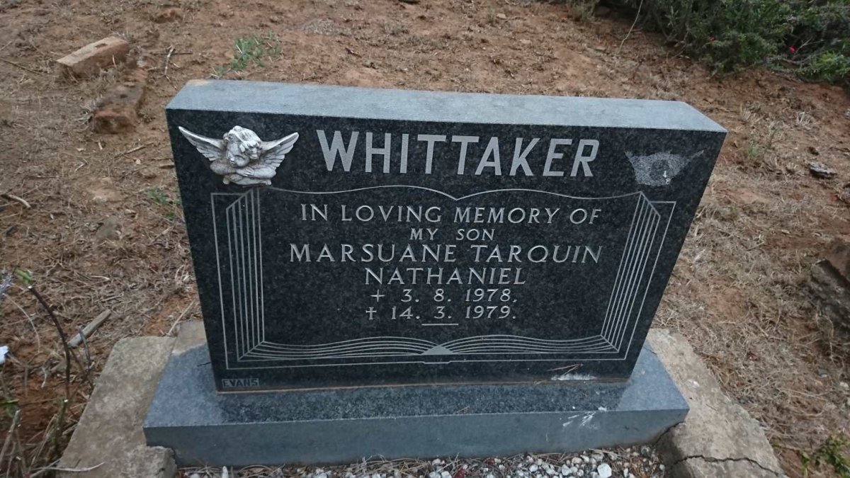 WHITTAKER Marsuane Tarquin Nathaniel 1978-1979