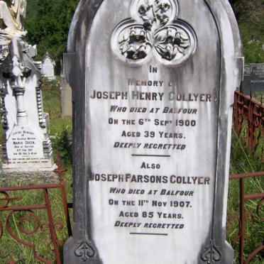 COLLYER Joseph Henry -1900 :: COLLYER Joseph Parsons -1907