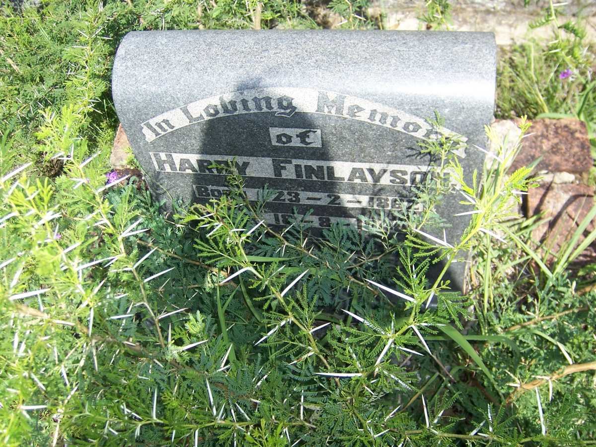 FINLAYSON Harry 1862-1940