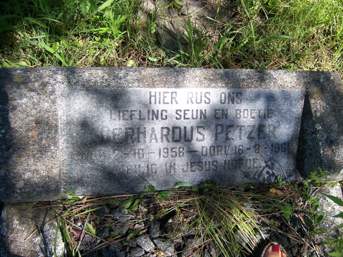 PETZER Gerhardus 1958-1961