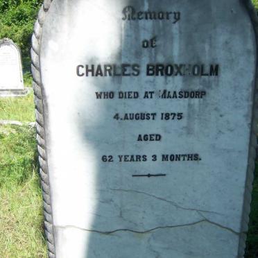 BROXHOLM Charles -1875