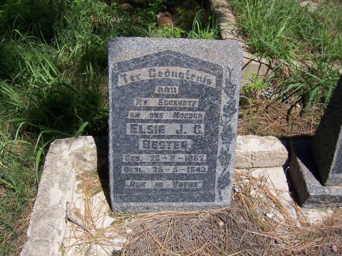 BESTER Elsie J.C. 1882-1943