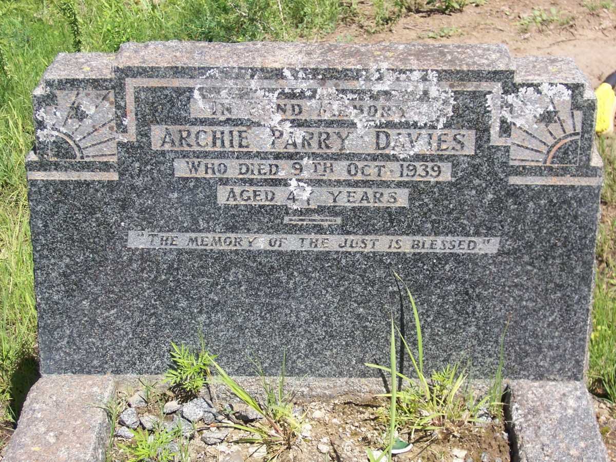 DAVIES Archie Parry -1939