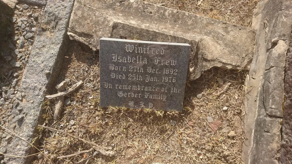 FREW Winifred Isabella 1892-1976