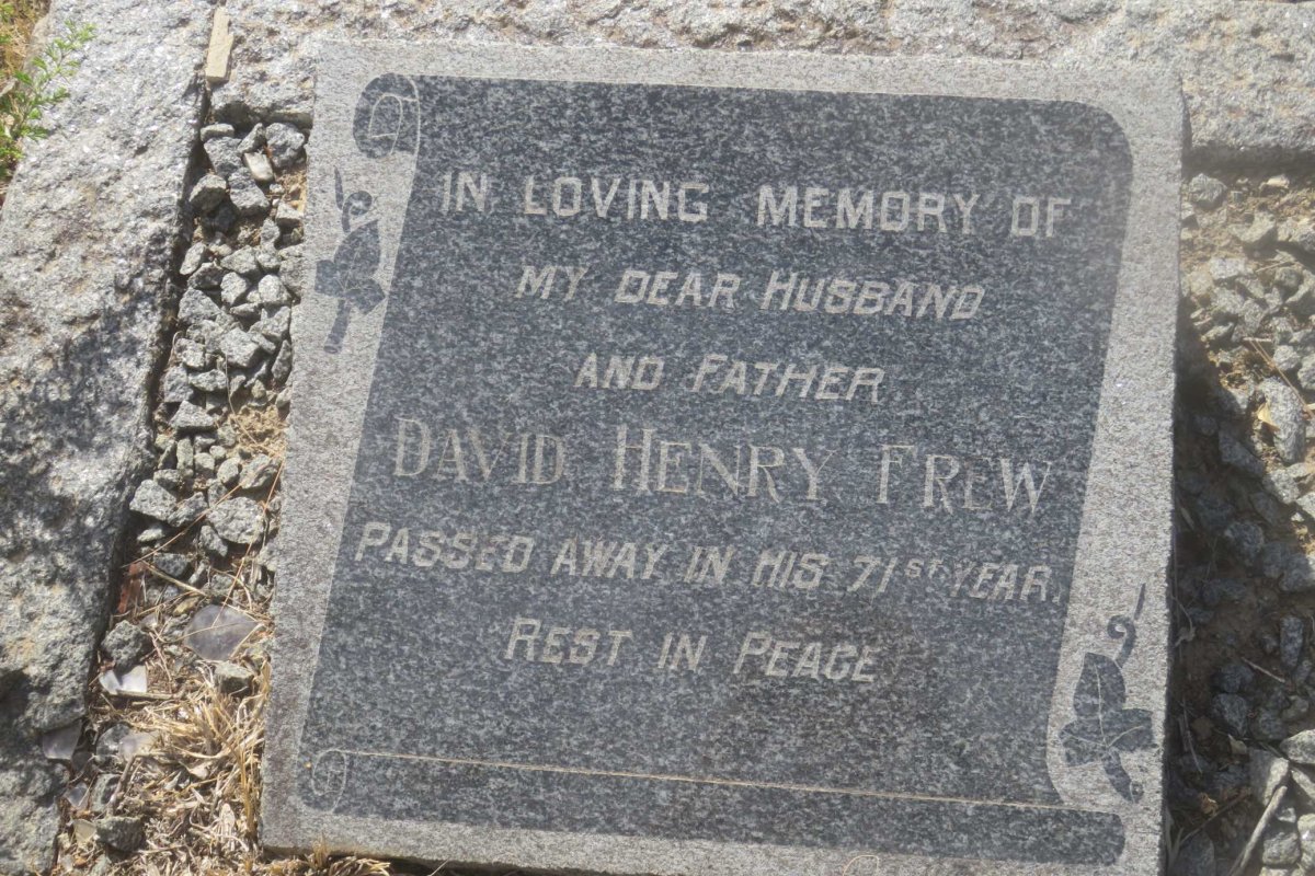 FREW David Henry