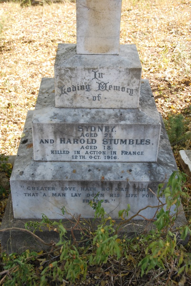 STUMBLES Sydney -1916 :: STUMBLES Harold -1916