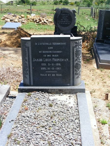FRONEMAN Jakob Louis 1918-1967