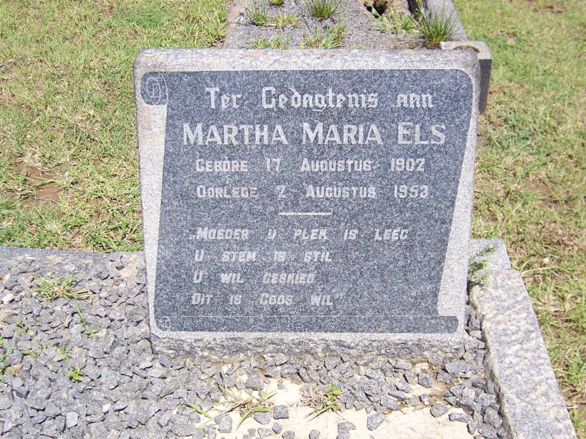 ELS Martha Maria 1902-1953