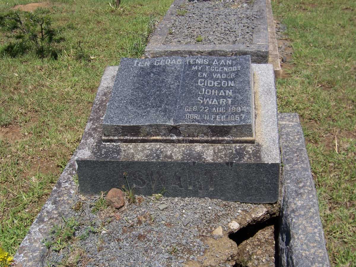 SWART Gideon Johan 1894-1957