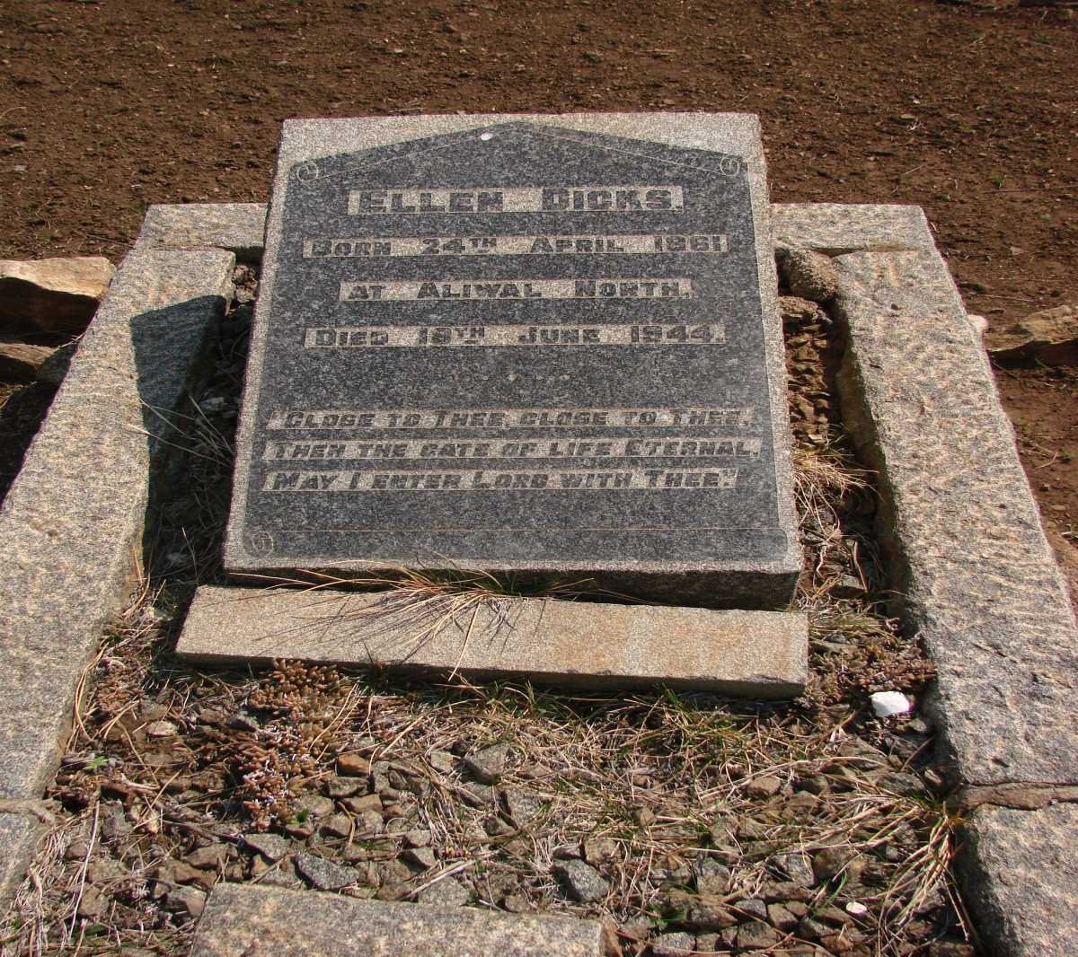 DICKS Ellen 1861-1944
