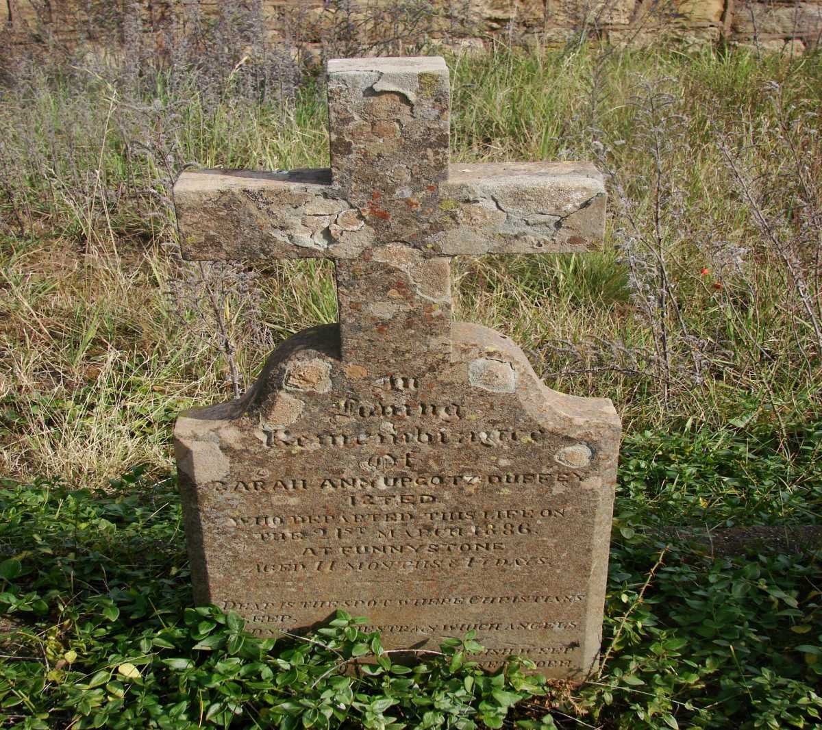 ISTED Sarah Ann Upcott Durrey -1886
