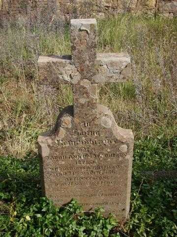 ISTED Sarah Ann Upcott Durrey -1886