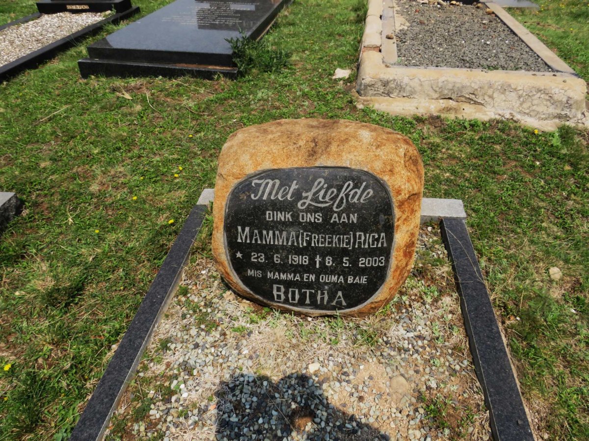 BOTHA Rica 1918-2003