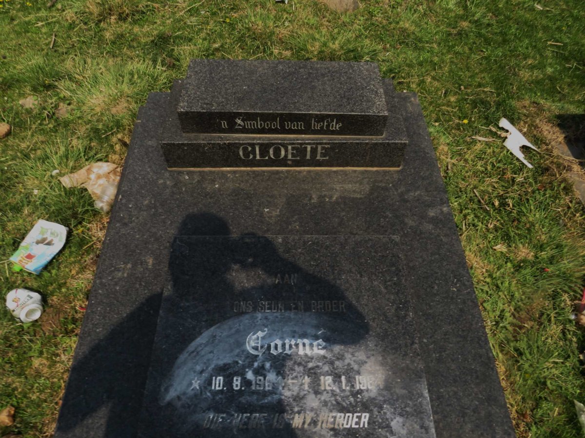 CLOETE Corné 1964-1984