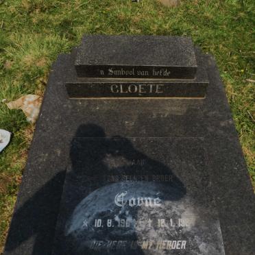 CLOETE Corné 1964-1984