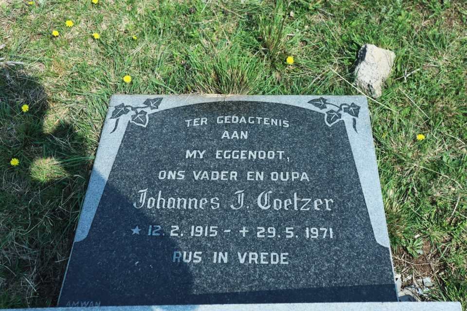 COETZER Johannes J. 1915-1971
