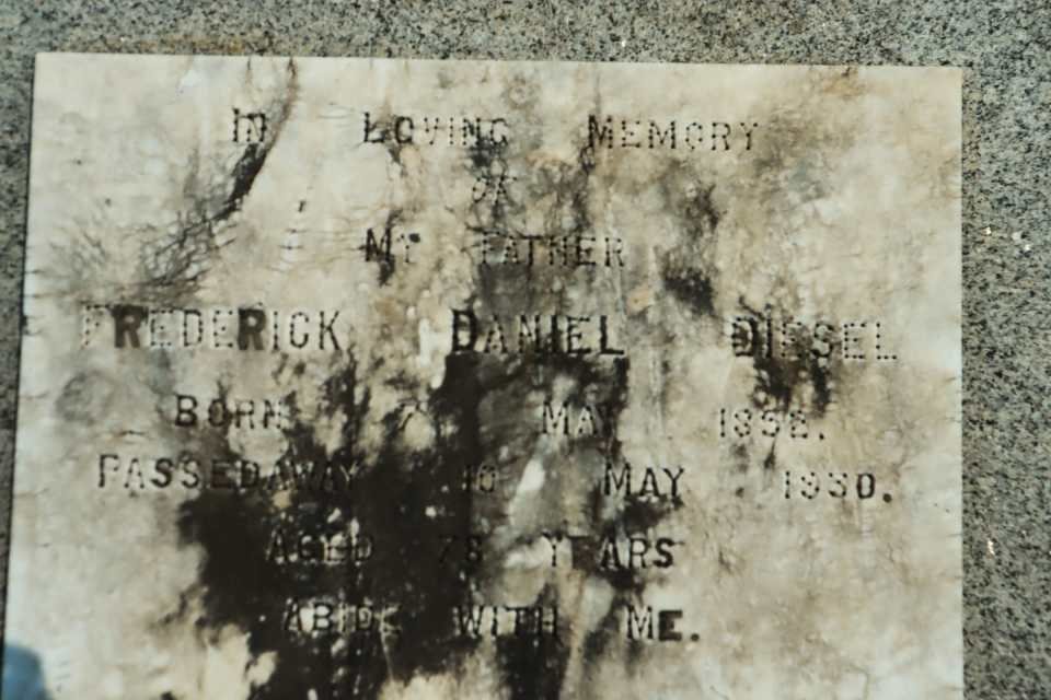 DIESEL Frederick Daniel 1852-1930
