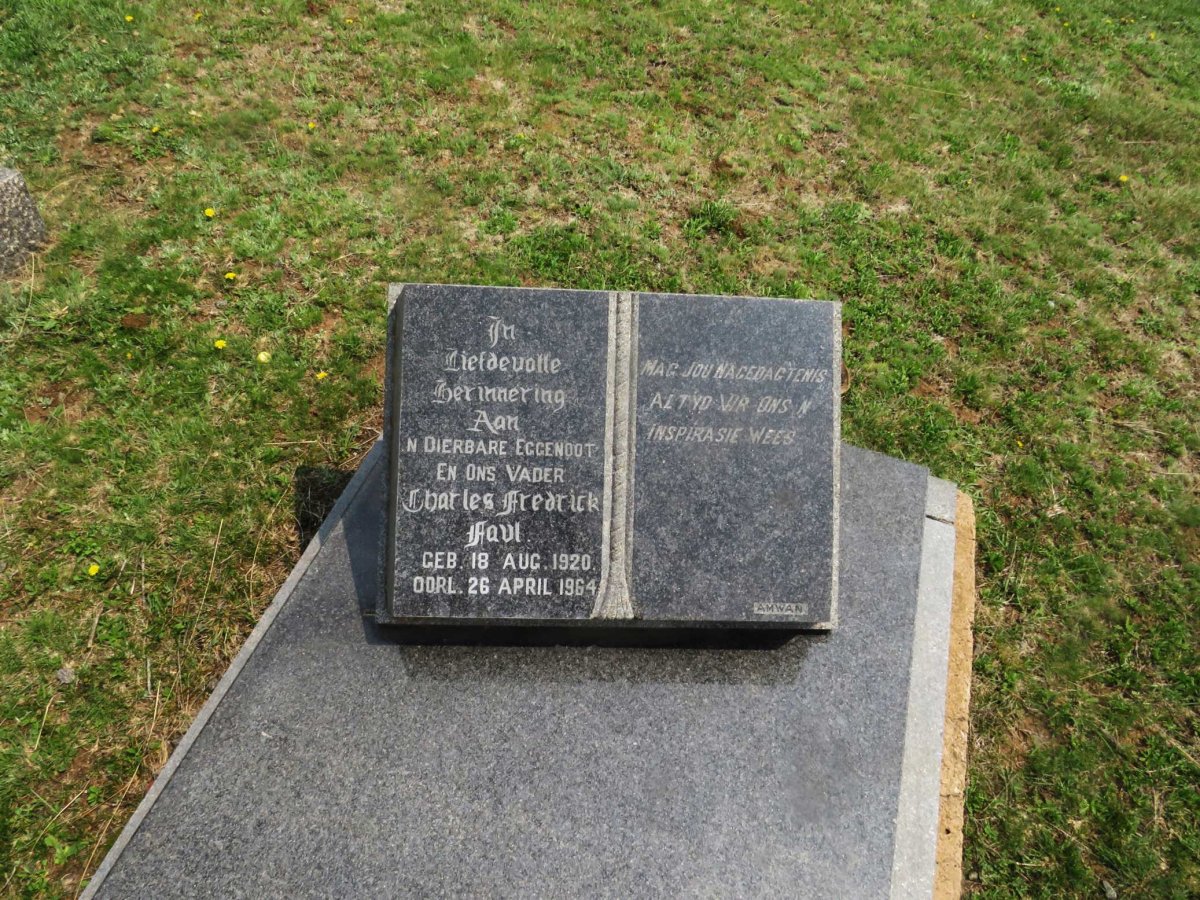 FAUL Charles Fredrick 1920-1964