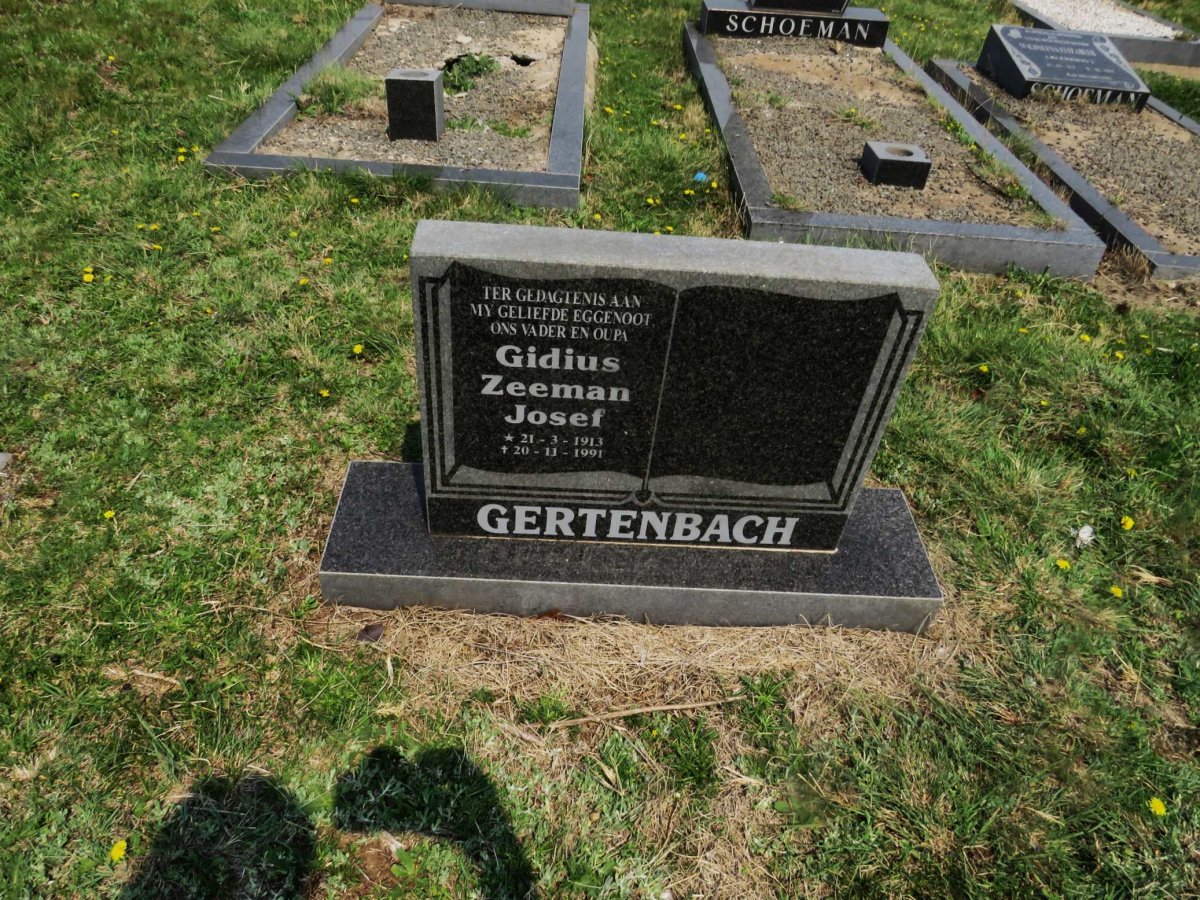 GERTENBACH Gidius Zeeman Josef 1913-1991