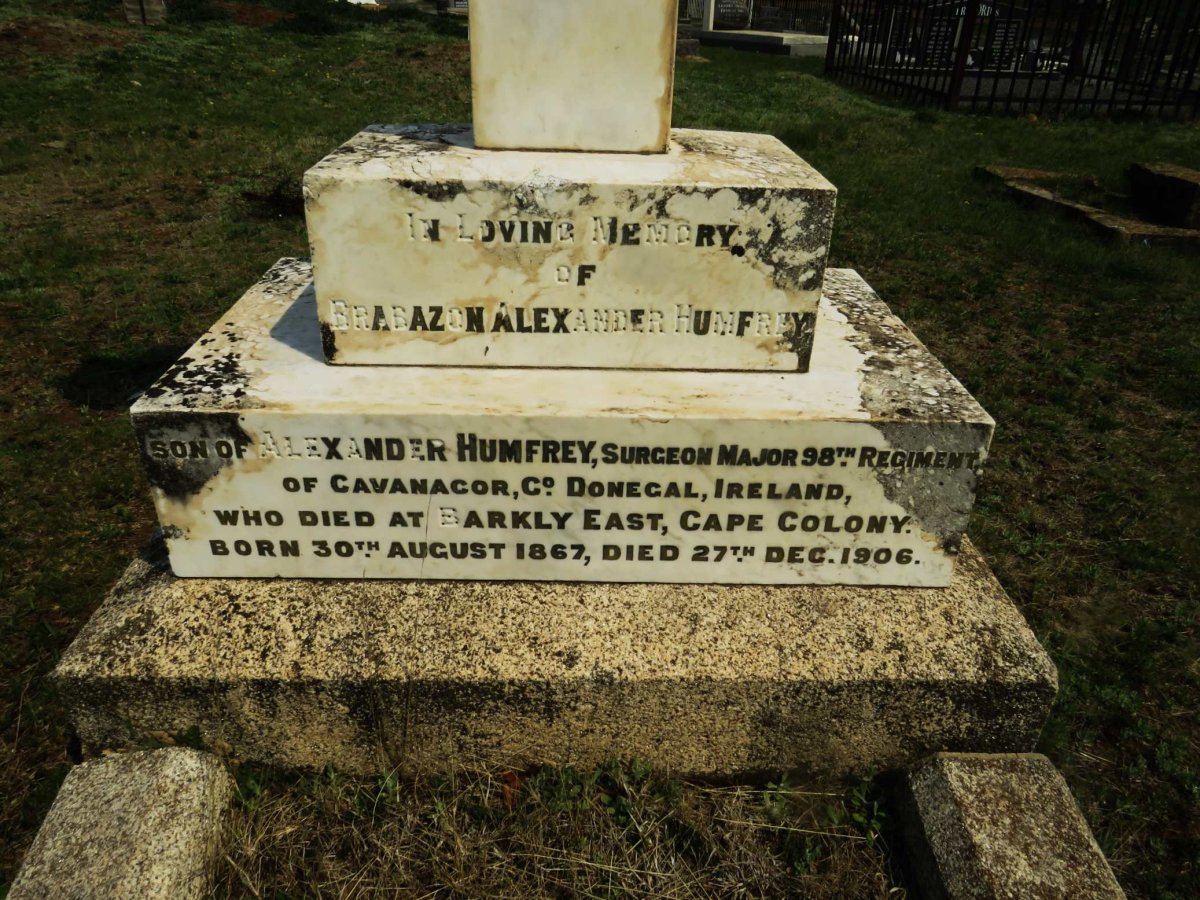 HUMFREY Brabazon Alexander 1867-1906