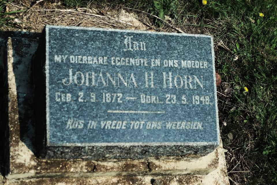 HORN Johanna H. 1872-1948