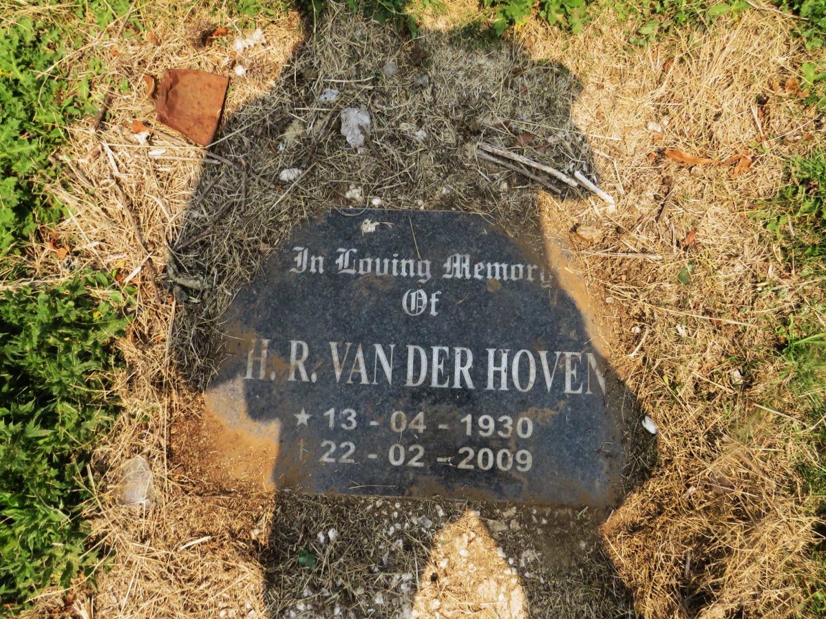 HOVEN H.R., van der 1930-2009