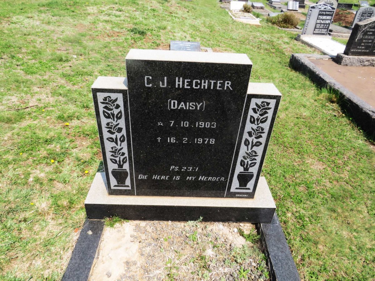 HECHTER C.J. 1903-1978