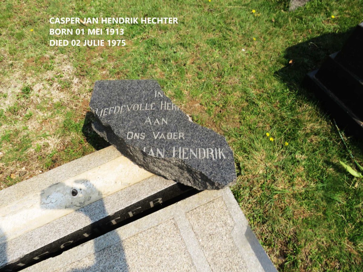 HECHTER Casper Jan Hendrik 1913-1975