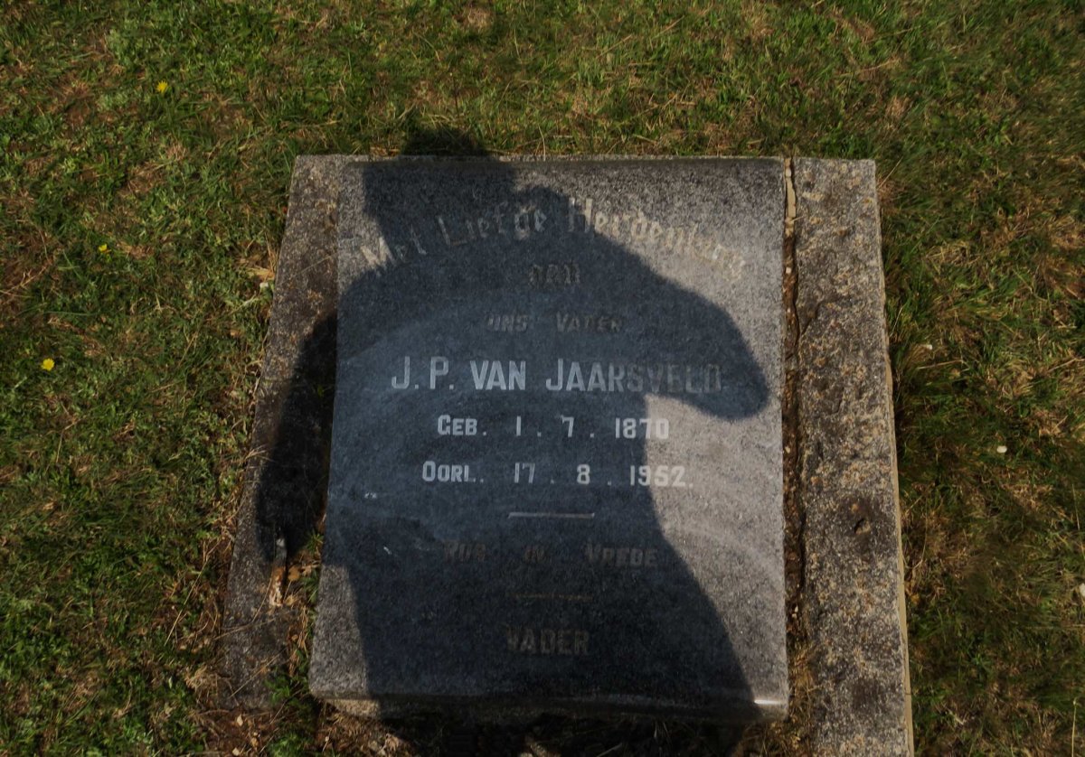 JAARSVELD J.P., van 1870-1952