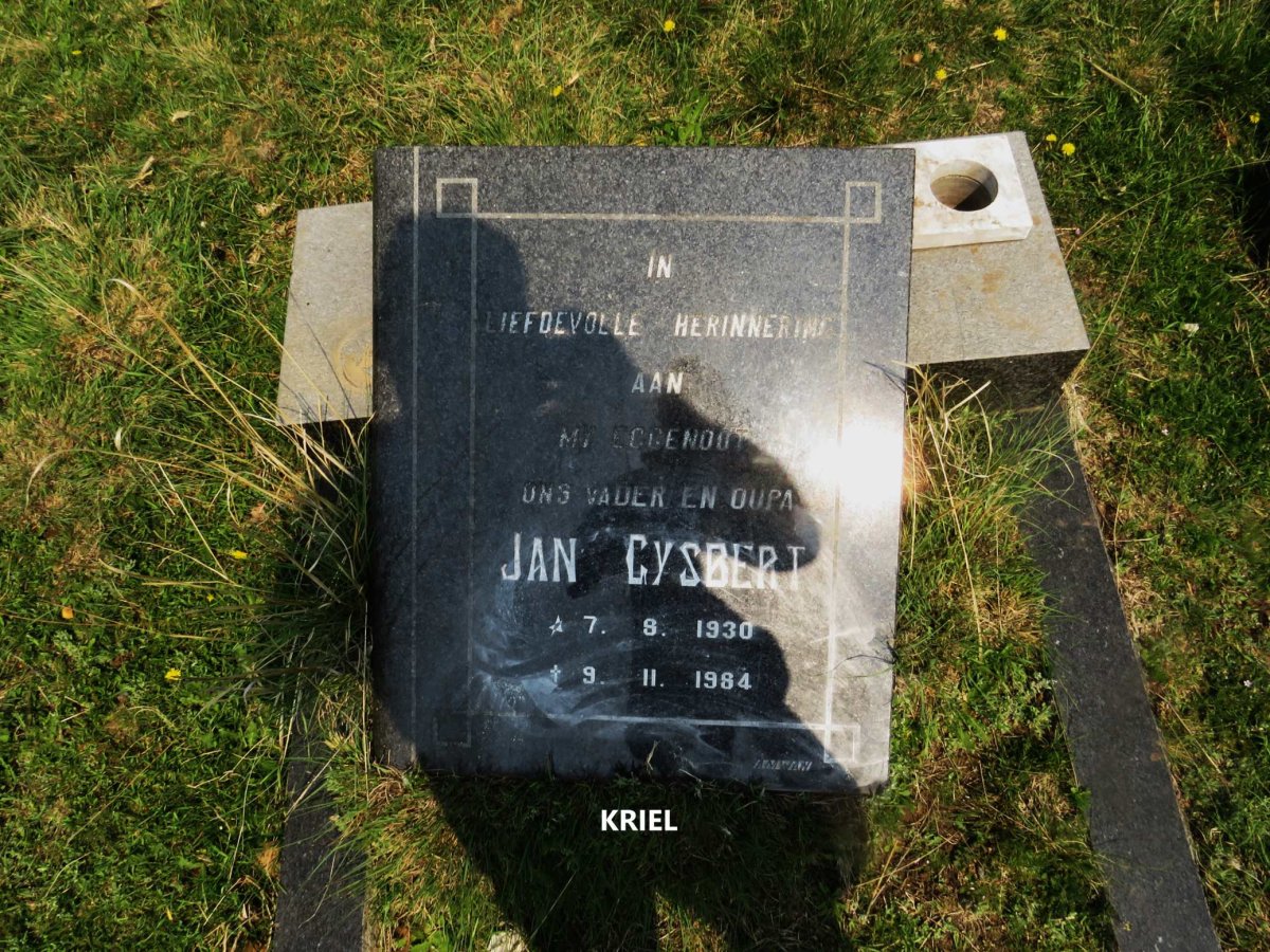 KRIEL Jan Gysbert 1930-1984