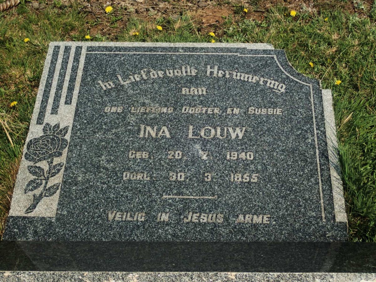 LOUW Ina 1940-1955