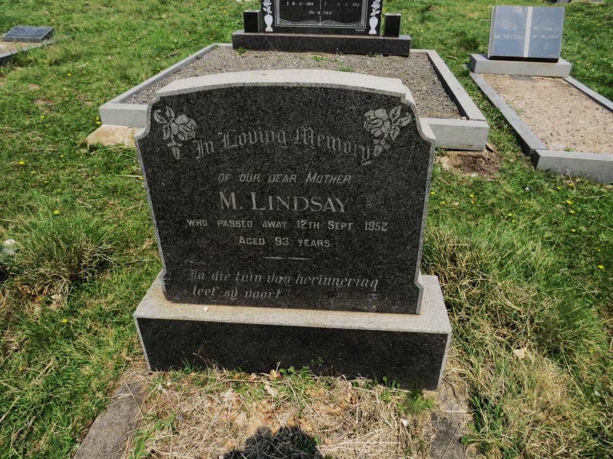 LINDSAY M. -1952