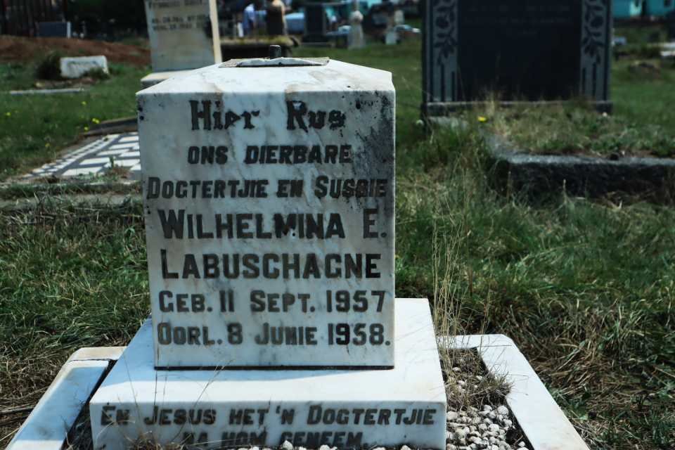 LABUSCHAGNE Wilhelmina E. 1957-1958