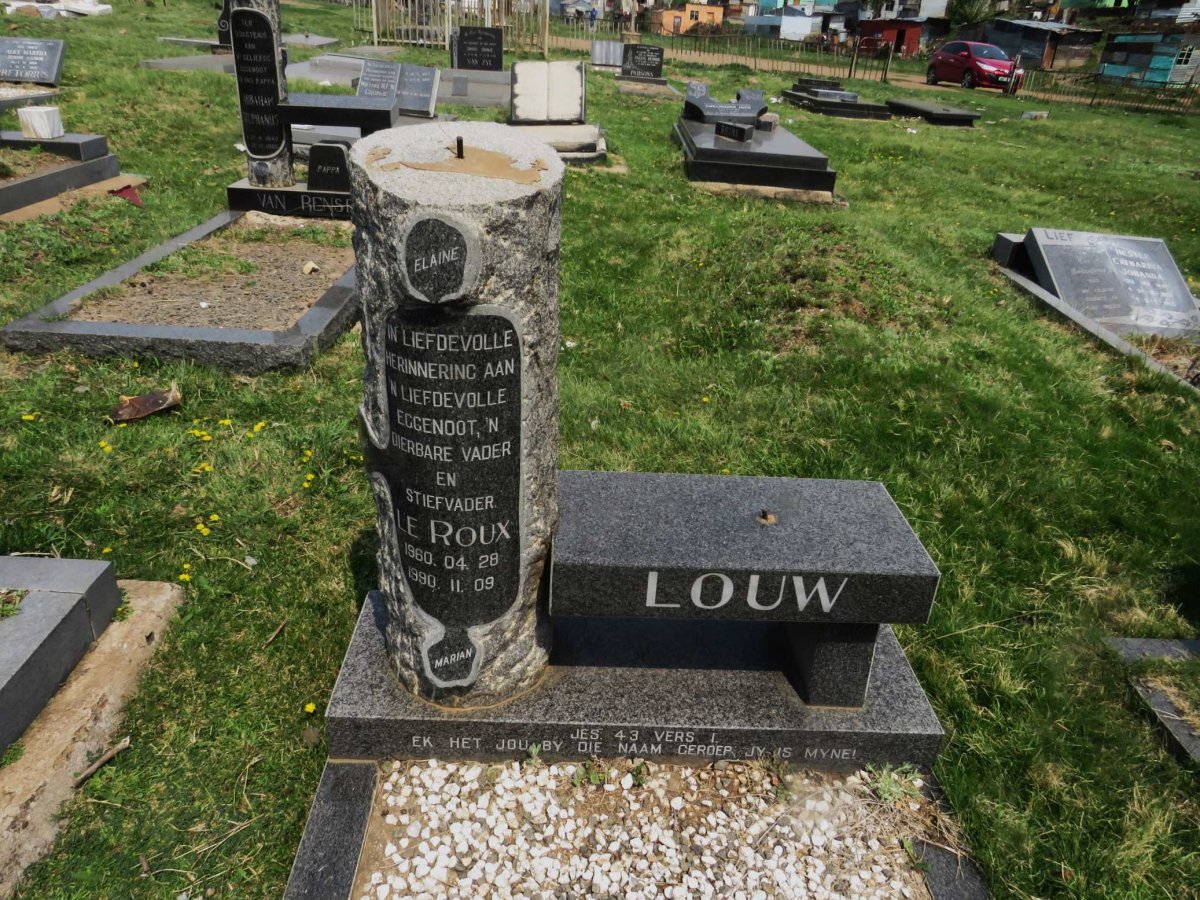 LOUW le Roux 1960-1990