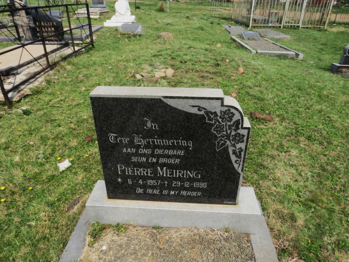 MEIRING Piérre 1957-1990