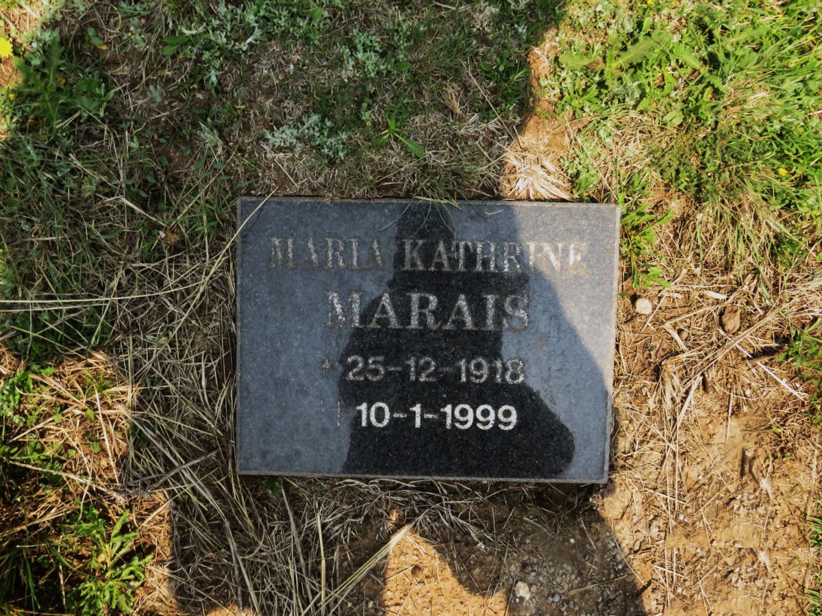 MARAIS Maria Kathrine 1918-1999