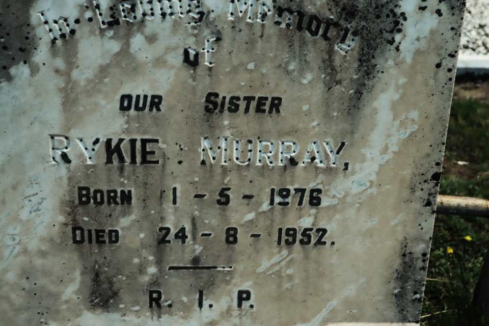 MURRAY Rykie 1876-1952